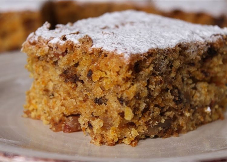 Vegan κέικ καρότου