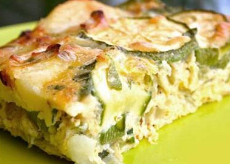 Σφουγγάτο με κολοκυθάκια και άνηθο