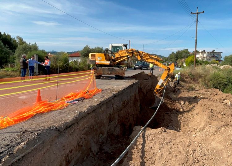 Αρχαία Πίσα: Εξελίσσονται τα έργα αποκατάστασης των δρόμων μετά τις φωτιές