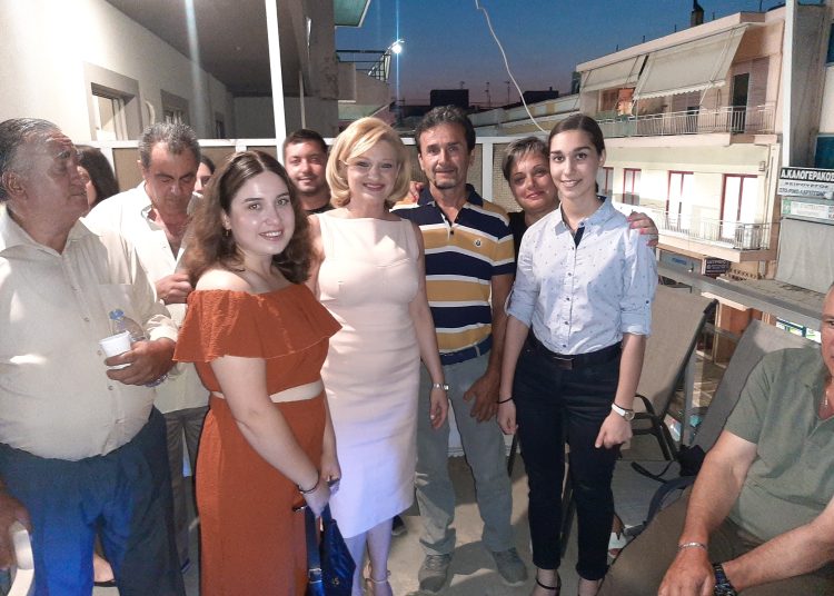 Διονυσία Αυγερινοπούλου: Συνάντηση φίλων και υποστηρικτών στο πολιτικό της γραφείο