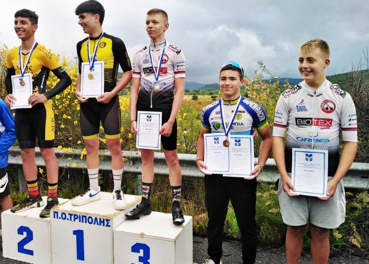 Ποδηλατοδρόμος Πύργου: Πρωτάθλημα Παίδων-3ος ο Ανδρέας Παπανικολόπουλος 5ος ο Άγγελος Σπηλιόπουλος