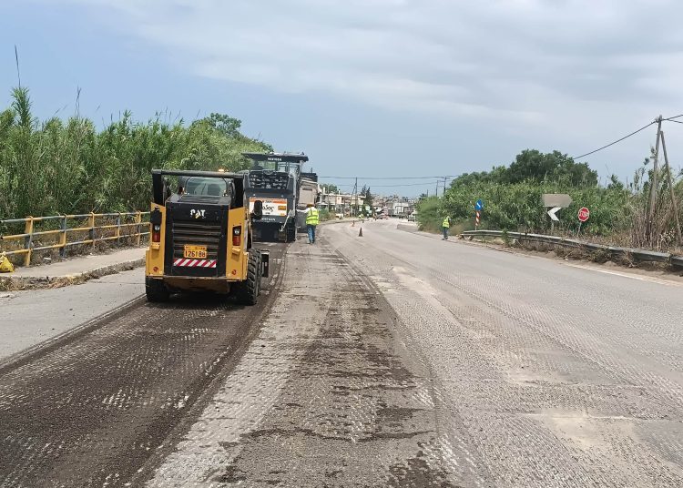 Ανατολική είσοδος Πύργου: Σε εξέλιξη έργα ασφαλτόστρωσης
