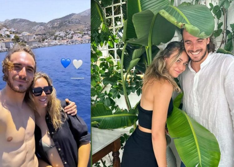 Στην Ύδρα ο Στέφανος Τσιτσιπάς με την Πάουλα Μπαντόσα