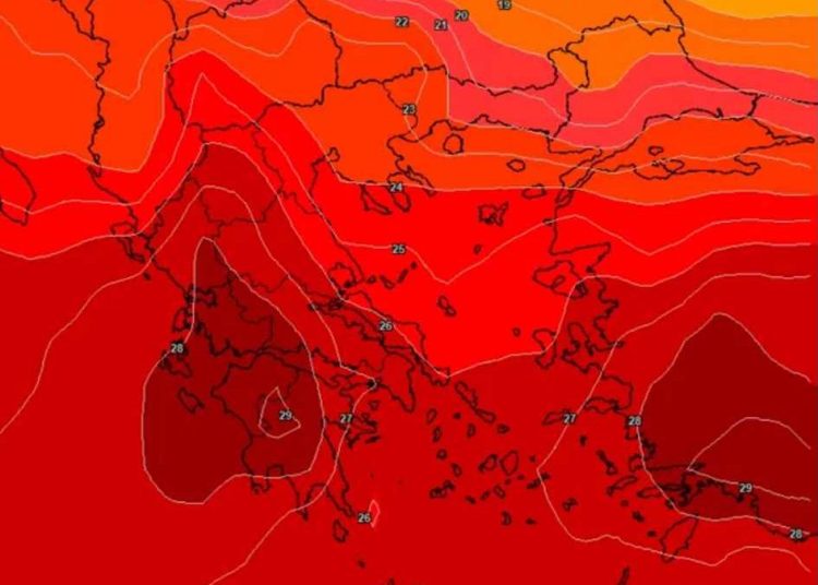 Ηλεία: Στο κέντρο του καύσωνα με 44αρια