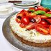 Cheesecake φέτας με ντοματίνια και ελιές