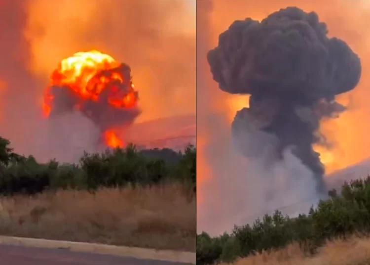 Πώς οι φλόγες έφτασαν στην αποθήκη πυρομαχικών στη Νέα Αγχίαλο-Αυτά είναι τα πυρομαχικά που εξερράγησαν μέσα στην αποθήκη της 111 Πτέρυγας Μάχης