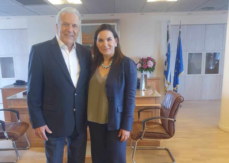Δ. Αβραμόπουλος: Συνάντηση με Υπουργό Τουρισμού Όλγα Κεφαλογιάννη