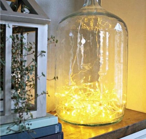 Διακοσμήσεις με γυάλινες Μπουκάλες