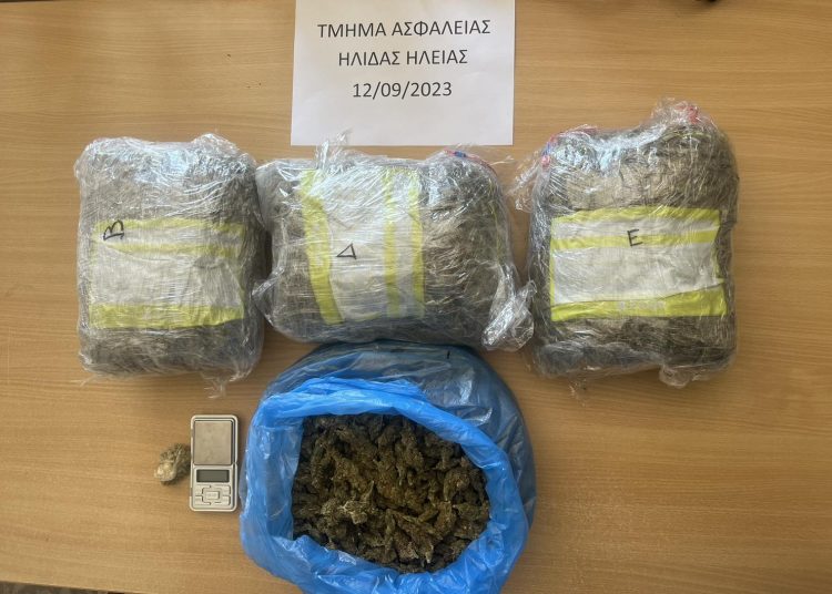 Αμαλιάδα: Είχε σπίτι του 4 κιλά ναρκωτικά