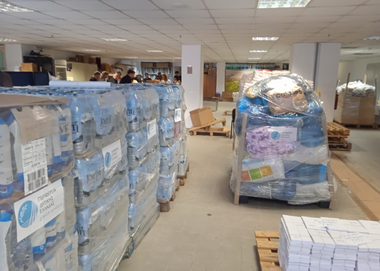 Περιφέρεια Δ. Ελλάδας: Ανθρωπιστική βοήθεια με δυο νταλίκες στη Θεσσαλία