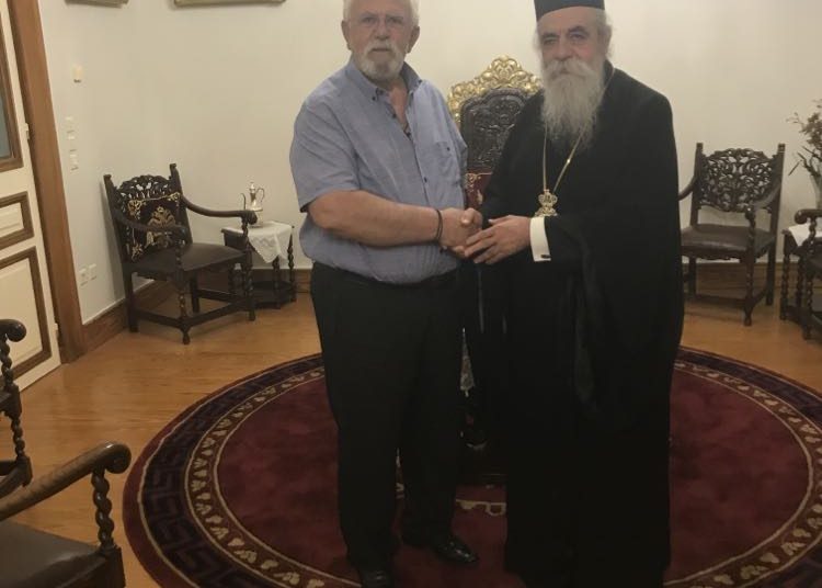 Την ευλογία του Μητροπολίτη Ηλείας έλαβε ο Χρήστος Χριστοδουλόπουλος