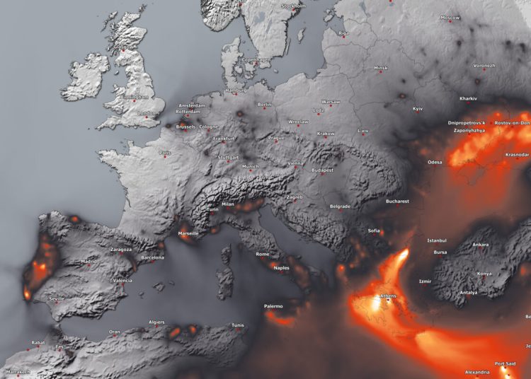 Φωτιές: Η Ελλάδα η πιο επιβαρυμένη χώρα στην Ευρώπη σε ποιότητα αέρα