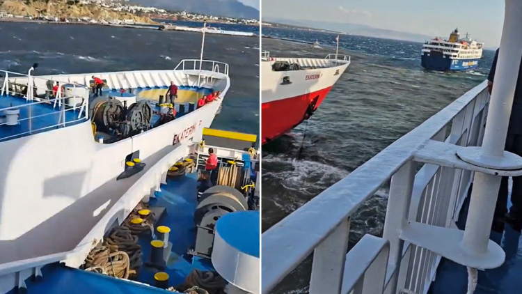 Ραφήνα: Πως έμπλεξαν τα τρία πλοία τις άγκυρές τους-Έσπασε η προπέλα του ενός