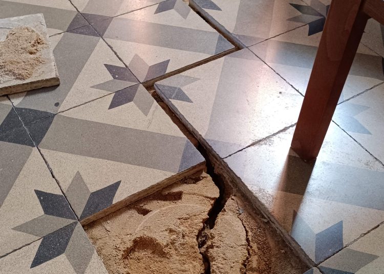 Στρέφι Ολυμπίας: Προβλήματα καθίζησης στην εκκλησία