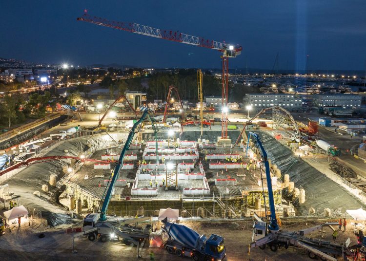 Ελληνικό: Ολοκληρώθηκε η θεμελίωση του Riviera Tower – Ο πύργος 200 μέτρων θα είναι ο υψηλότερος στην Ελλάδα