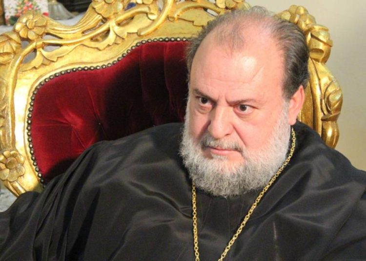 Ο Ηλείος  Αρχιεπίσκοπος Τιβεριάδος Αλέξιος αρνείται να φύγει από την Γάζα