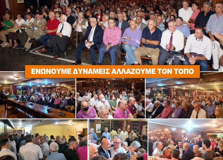 Τάκης Δημητρουλόπουλος: Μεγαλειώδης συγκέντρωση στην Αθήνα