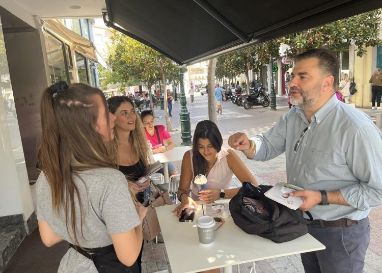 Σπύρος Σκιαδαρέσης: Περιοδεία σε Ολυμπία και αγορά Πύργου