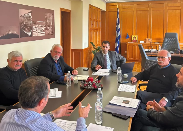 Ενημερωτική Συνάντηση Αντιπεριφερειάρχη Ηλείας Β. Γιαννόπουλου με τους νέους Δημάρχους Πύργου , Ήλιδας & Αρχ. Ολυμπίας