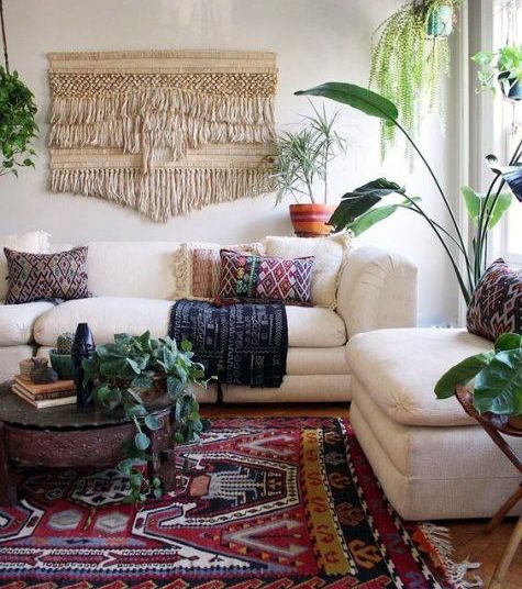 Διακόσμηση: Χειμερινά σαλόνια σε Boho στυλ