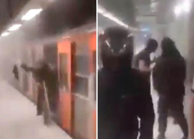 Αθήνα: Χαοτική η κατάσταση χτες βράδυ-Ακροδεξιοί έριξαν πετρέλαιο σε συρμούς μετρό