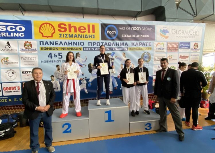 Πύργος: Ασημένιο μετάλλιο στο Πανελλήνιο του Καράτε η Μ. Παρασκευοπούλου