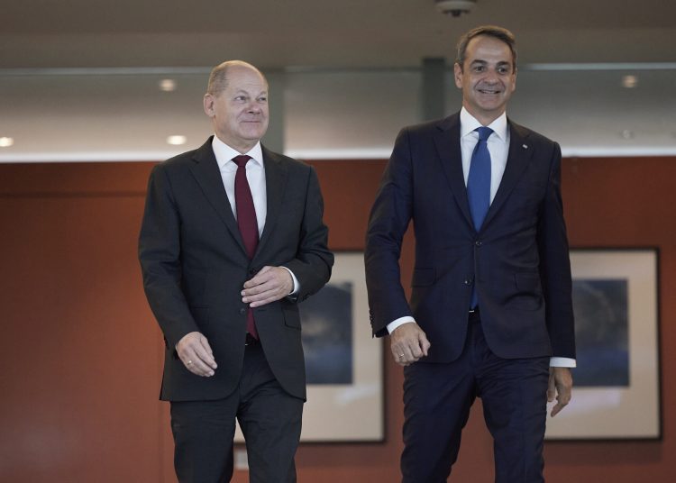 Μητσοτάκης-Σολτς: Στόχος να ξεκινήσουν διαπραγματεύσεις για την Κύπρο