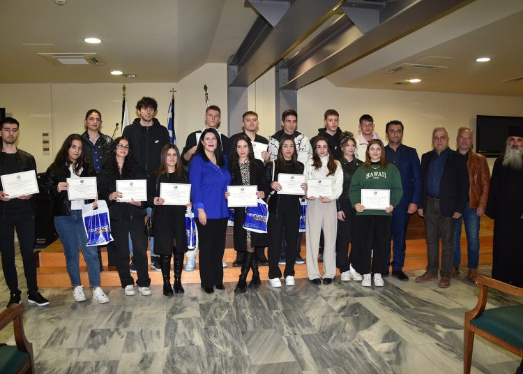 Βραβεύτηκαν από τον Δήμο Ολυμπίας οι επιτυχόντες στην Τριτοβάθμια Εκπαίδευση