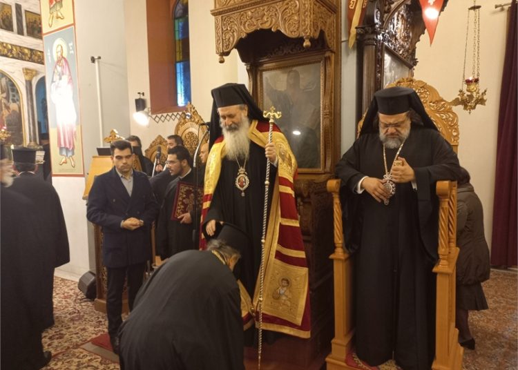 Δισαρχιετατικός Εσπερινός στον πανηγυρίζοντα Ιερό Ναό του Αγίου Αθανασίου Αμαλιάδος