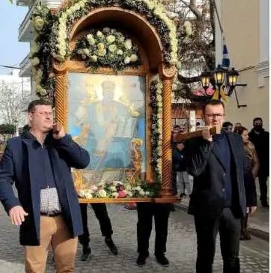 Παρουσία τεσσάρων μητροπολιτών και του προέδρου του ΠΑΣΟΚ Νίκου Ανδρουλάκη, οι εορτασμοί για τον πολιούχο της Αμαλιάδας Άγιο Αθανάσιο