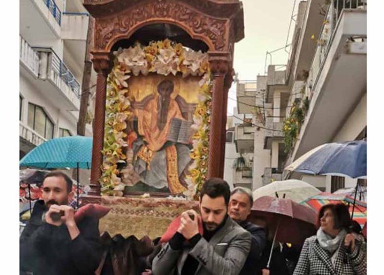 Πύργος: Την Κυριακή 21/1 η μεταφορά της εικόνας του πολιούχου Αγίου Χαραλάμπους, από το ιστορικο Ναίδριο στον Ι.Ν. Αγίας Κυριακής