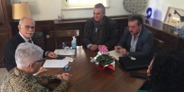 Συνάντηση Δημάρχου Πύργου Στάθη Καννή, με τον Πρόεδρο και τα μέλη του Δ.Σ. του Συλλόγου Εργαζομένων Δήμων Πύργου–Αρχαίας Ολυμπίας–Ζαχάρως