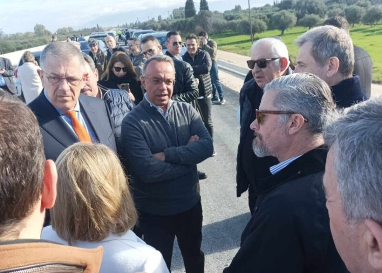Στο έργο της Πατρών-Πύργου ο Υπουργός Υποδομών Σταϊκούρας