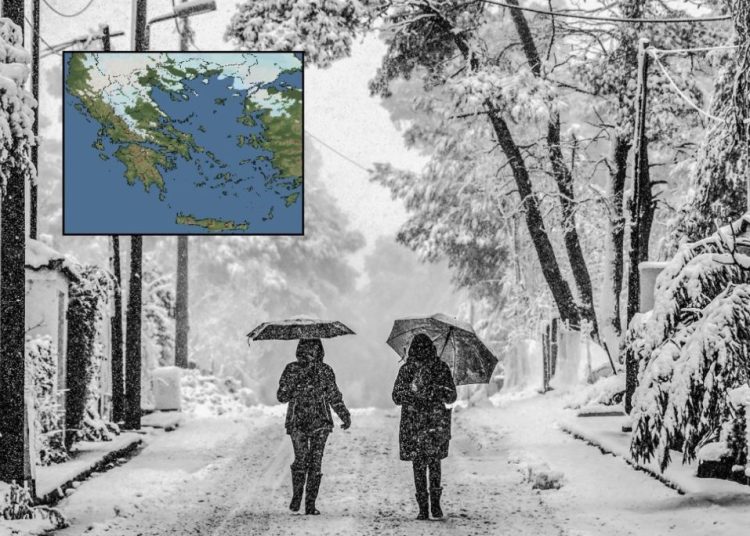 Καιρός: Σαββατοκύριακο με χιόνια και πολύ κρύο