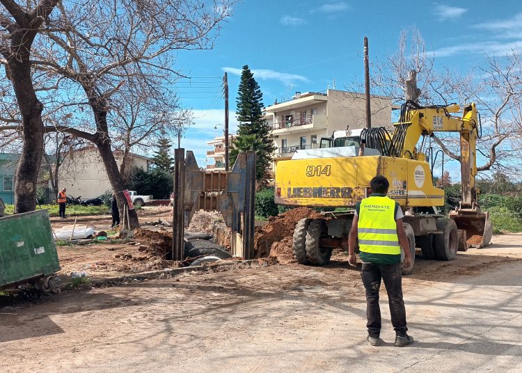 Αμαλιάδα: Προχωρούν τα έργα στο αποχετευτικό σε Παπακαυκά & Τσιχλέϊκα