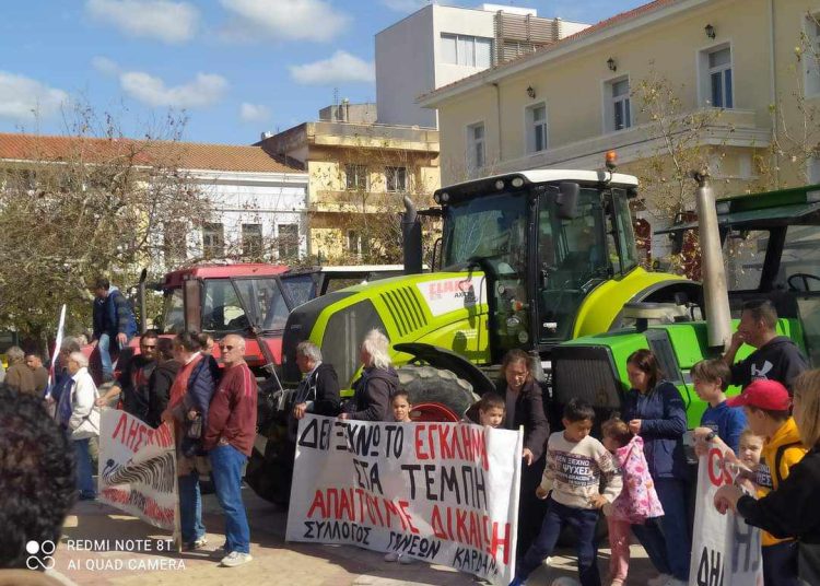 ΠΥΡΓΟΣ: Μεγάλη συγκέντρωση και πορεία για τα Τέμπη