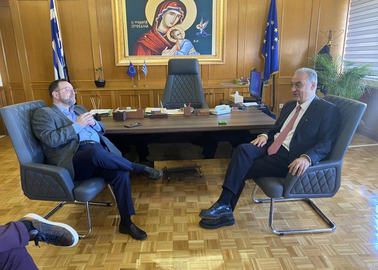 Στην Ηλεία βρέθηκε ο Μ. Κεφαλογιάννης ενόψει ευρωεκλογών