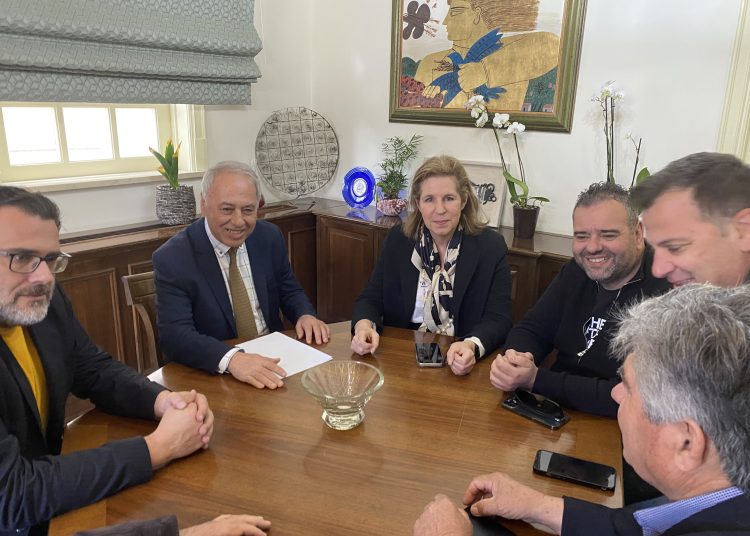 Στον Πύργο η Εύη Χριστοφιλοπούλου εν όψει ευρωεκλογών