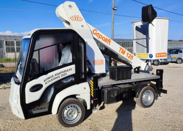 Δήμος Ανδραβίδας-Κυλλήνης: Πήρε νέο ηλεκτρικό όχημα