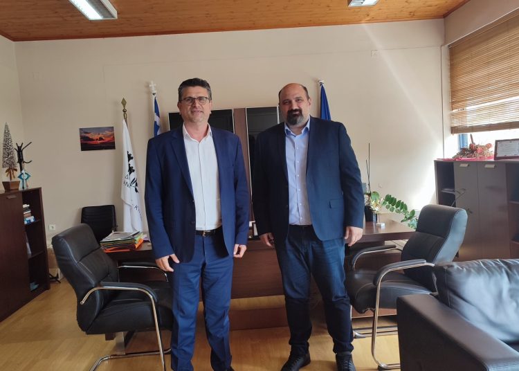 Ο Υφυπουργός Κλιματικής Κρίσης Χ. Τριαντόπουλος στην Ανδραβίδα