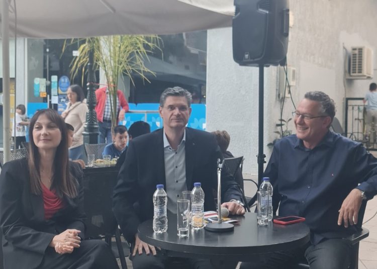 Καλαματιανός, Αρβανίτης και Κουντουρά στην Κρέστενα: «Κρίσιμο το διακύβευμα των ευρωεκλογών»