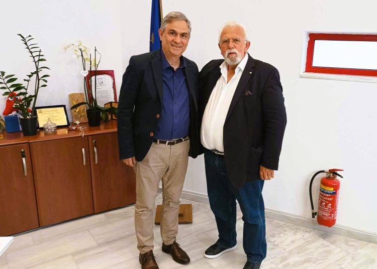 Σαχινίδης και Ευσταθοπούλου στην Αμαλιάδα ενόψει ευρωεκλογών