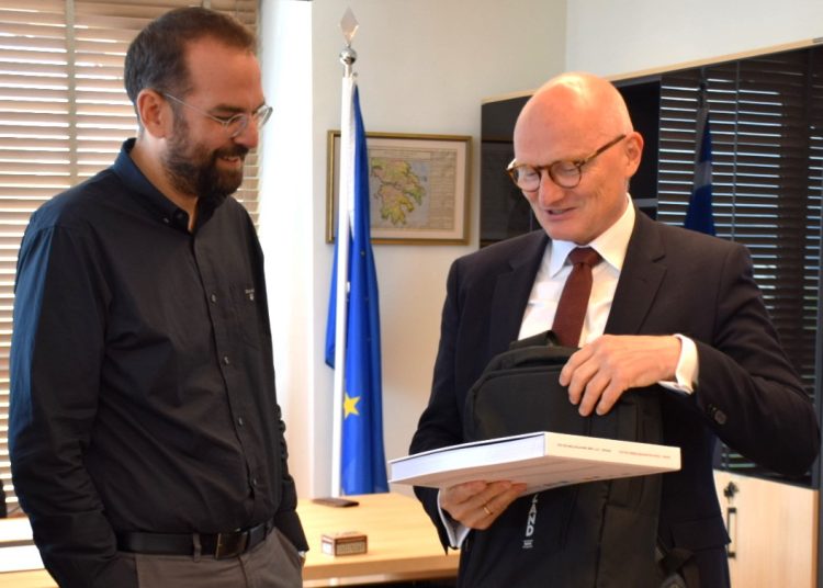 Συνάντηση του Περιφερειάρχη Δυτικής Ελλάδας με τον Πρέσβη της Γερμανίας στην Ελλάδα
