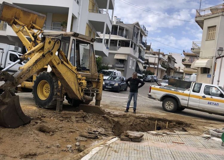 Πύργος: Αποκαταστάθηκε η βλάβη στον αγωγό ύδρευσης