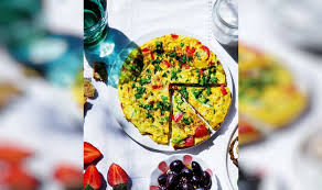 Ομελέτα από ασπράδια αυγών με λαχανικά