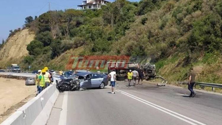 Πατρών-Πύργου: Νεκρά 2 άτομα από την Ζαχάρω-Ο τρίτος χαροπαλεύει