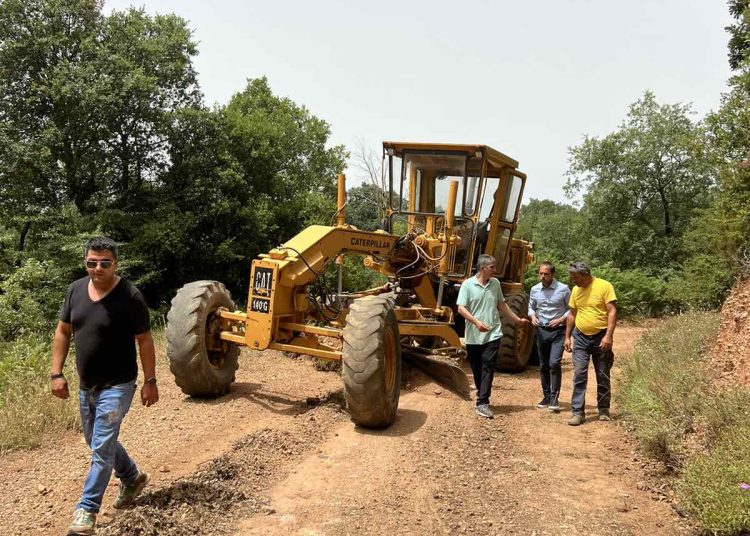 Δήμος Ολυμπίας: Εργασίες διάνοιξης δρόμων για αντιπυρική προστασία