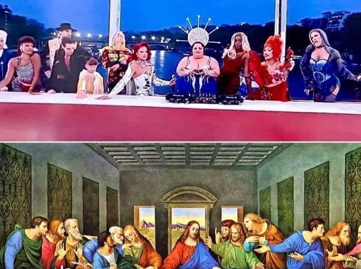 Αθλιότητες της τελετης έναρξης των Ολυμπιακών Αγώνων στο Παρίσι. Ο Ιησούς, ο Μυστικός Δείπνος και… η χοντρή με την τρανσέξουαλ…