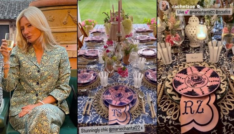 Μαρί Σαντάλ: Summer party στο σπίτι της-Μοναδική αισθητική στο τραπέζι