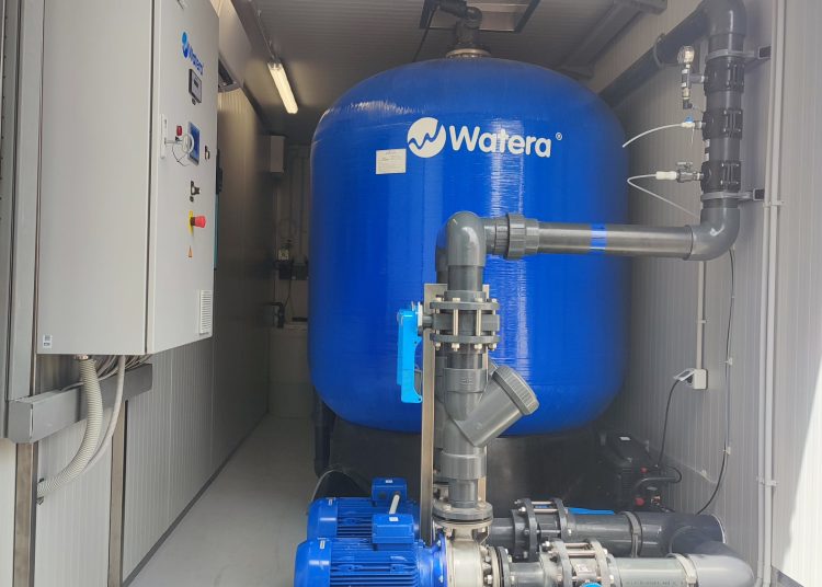 Αυτοματοποιημένο σύστημα φίλτρανσης νερού στη Μυρσίνη